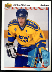 1991 Upper Deck Canada Cup #26 Niklas Lidstrom Team Sweden
